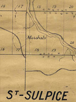 1821 Map of Rawdon Township - Marshals